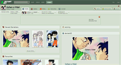 Desktop Screenshot of gohan-x-videl.deviantart.com