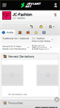 Mobile Screenshot of jc-fashion.deviantart.com