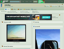 Tablet Screenshot of alainboy.deviantart.com