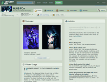 Tablet Screenshot of huke-fc.deviantart.com