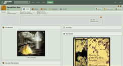 Desktop Screenshot of dandelion-lion.deviantart.com