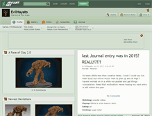Tablet Screenshot of evilhayato.deviantart.com