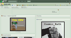 Desktop Screenshot of cosmic-kath.deviantart.com