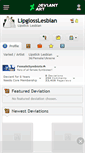 Mobile Screenshot of lipglosslesbian.deviantart.com