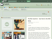 Tablet Screenshot of freakinmi.deviantart.com