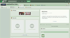Desktop Screenshot of ladydeathfan-club.deviantart.com