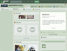 Tablet Screenshot of ladydeathfan-club.deviantart.com