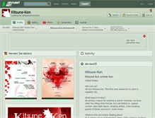 Tablet Screenshot of kitsune-kon.deviantart.com