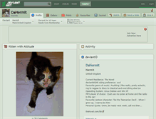Tablet Screenshot of dahermit.deviantart.com