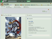 Tablet Screenshot of iron-odin.deviantart.com