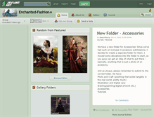 Tablet Screenshot of enchanted-fashion.deviantart.com