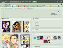 Tablet Screenshot of chiyumi.deviantart.com