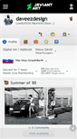 Mobile Screenshot of daveezdesign.deviantart.com