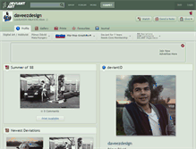 Tablet Screenshot of daveezdesign.deviantart.com