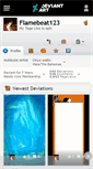 Mobile Screenshot of flamebeat123.deviantart.com