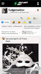 Mobile Screenshot of fudgemallow.deviantart.com