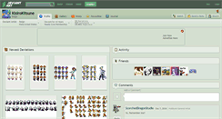 Desktop Screenshot of kisirokitsune.deviantart.com