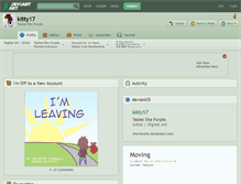Tablet Screenshot of kitty17.deviantart.com
