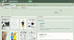 Desktop Screenshot of crabapple.deviantart.com