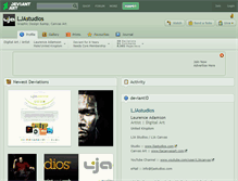 Tablet Screenshot of ljastudios.deviantart.com