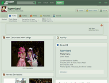 Tablet Screenshot of lupewizard.deviantart.com