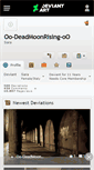 Mobile Screenshot of oo-deadmoonrising-oo.deviantart.com