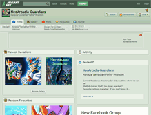 Tablet Screenshot of neoarcadia-guardians.deviantart.com