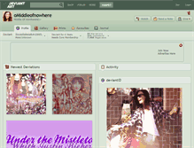 Tablet Screenshot of omiddleofnowhere.deviantart.com