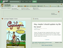 Tablet Screenshot of dj-erock.deviantart.com