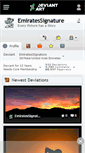Mobile Screenshot of emiratessignature.deviantart.com