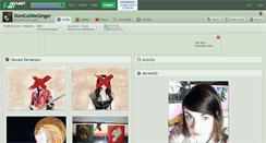 Desktop Screenshot of dontcallmeginger.deviantart.com