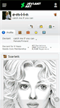 Mobile Screenshot of e-m-l-i-n.deviantart.com