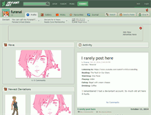 Tablet Screenshot of furanai.deviantart.com