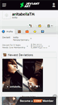 Mobile Screenshot of anitabellatm.deviantart.com