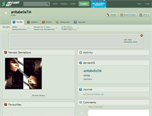 Tablet Screenshot of anitabellatm.deviantart.com