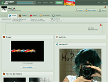 Tablet Screenshot of hetlot.deviantart.com