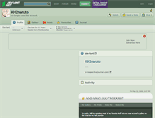 Tablet Screenshot of kh2naruto.deviantart.com