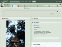 Tablet Screenshot of hounoua.deviantart.com
