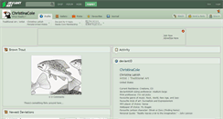 Desktop Screenshot of christinacole.deviantart.com
