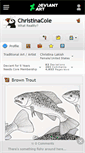 Mobile Screenshot of christinacole.deviantart.com