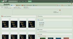 Desktop Screenshot of davehollis.deviantart.com