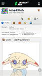 Mobile Screenshot of kona-kitteh.deviantart.com
