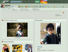 Tablet Screenshot of heavy0.deviantart.com