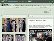Tablet Screenshot of danktat.deviantart.com