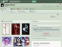 Tablet Screenshot of fantazy-kateryz.deviantart.com