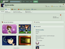 Tablet Screenshot of norimi-amiko.deviantart.com