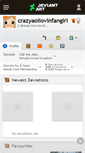 Mobile Screenshot of crazyaoilovinfangirl.deviantart.com