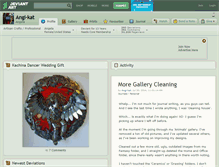 Tablet Screenshot of angi-kat.deviantart.com
