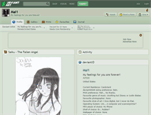 Tablet Screenshot of mai1.deviantart.com