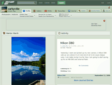 Tablet Screenshot of carbyville.deviantart.com